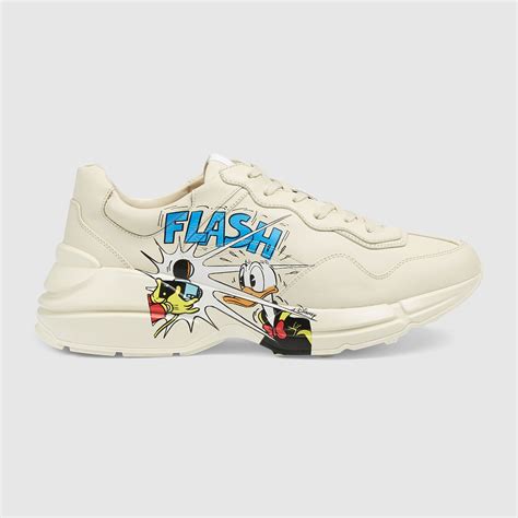 men's disney x gucci donald duck rhyton sneaker